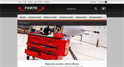 Desktop Screenshot of forte.sk
